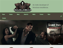 Tablet Screenshot of doublebearproductions.com